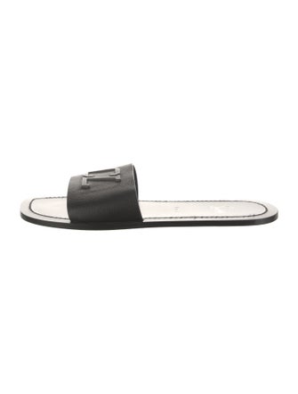 Christian Louboutin Leather Slides