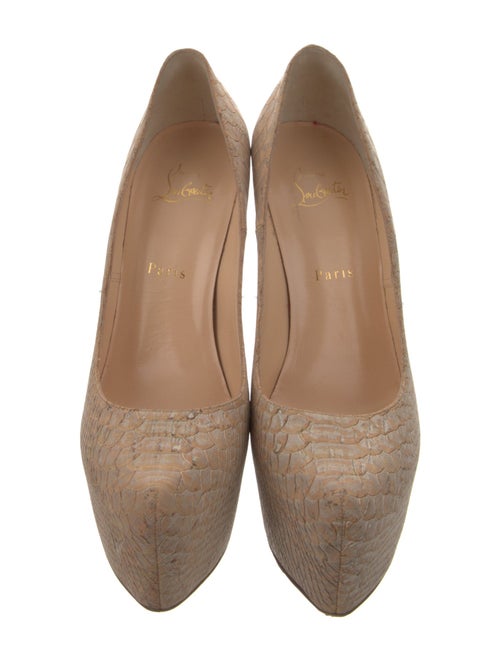 Christian Louboutin Python Pumps