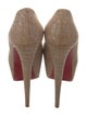 Christian Louboutin Python Pumps