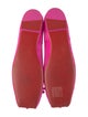 Christian Louboutin Suede Bow Accents Ballet Flats
