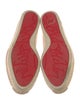 Christian Louboutin Raffia Tweed Pattern Espadrilles
