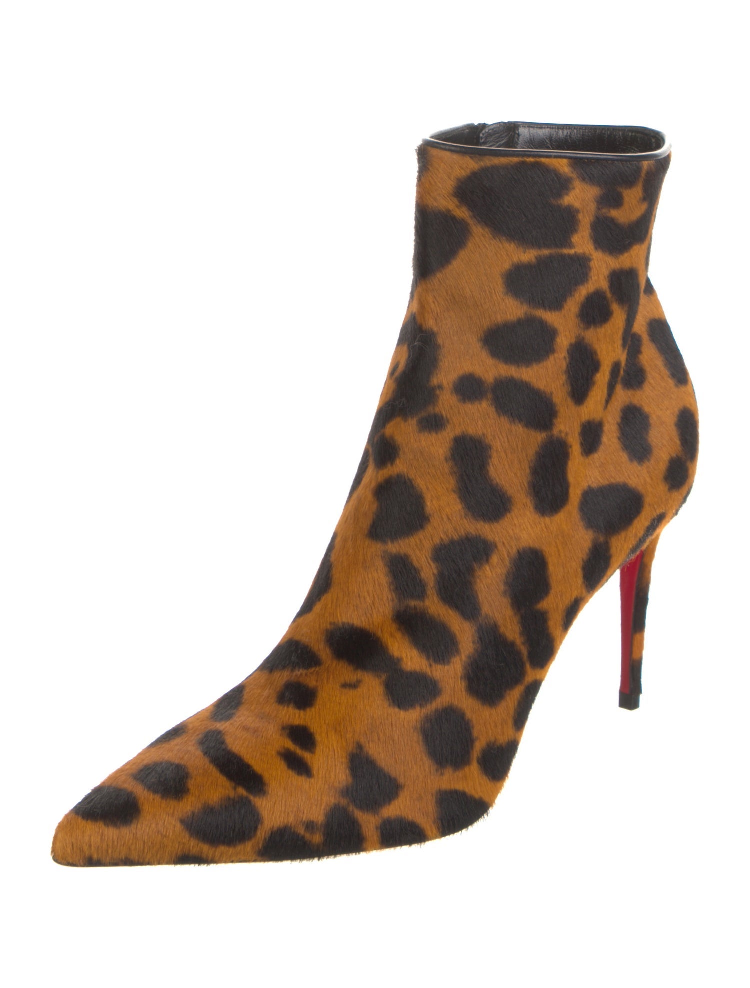 Christian Louboutin Ponyhair Animal Print Boots