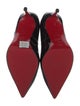 Christian Louboutin Patent Leather Crystal Embellishments Pumps