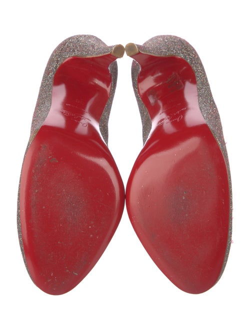 Christian Louboutin Glitter Glitter Accents Pumps