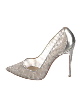 Christian Louboutin Mesh Mesh Accents Pumps