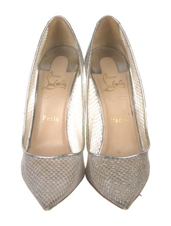 Christian Louboutin Mesh Mesh Accents Pumps