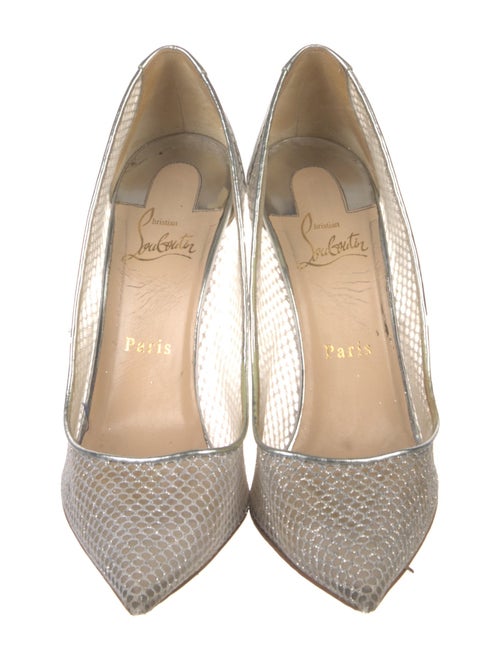 Christian Louboutin Mesh Mesh Accents Pumps