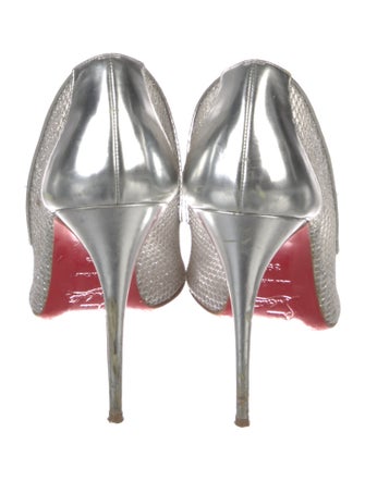 Christian Louboutin Mesh Mesh Accents Pumps