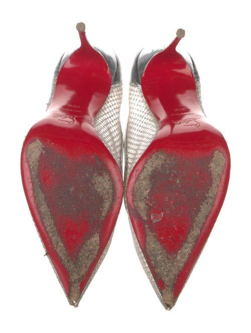 Christian Louboutin Mesh Mesh Accents Pumps