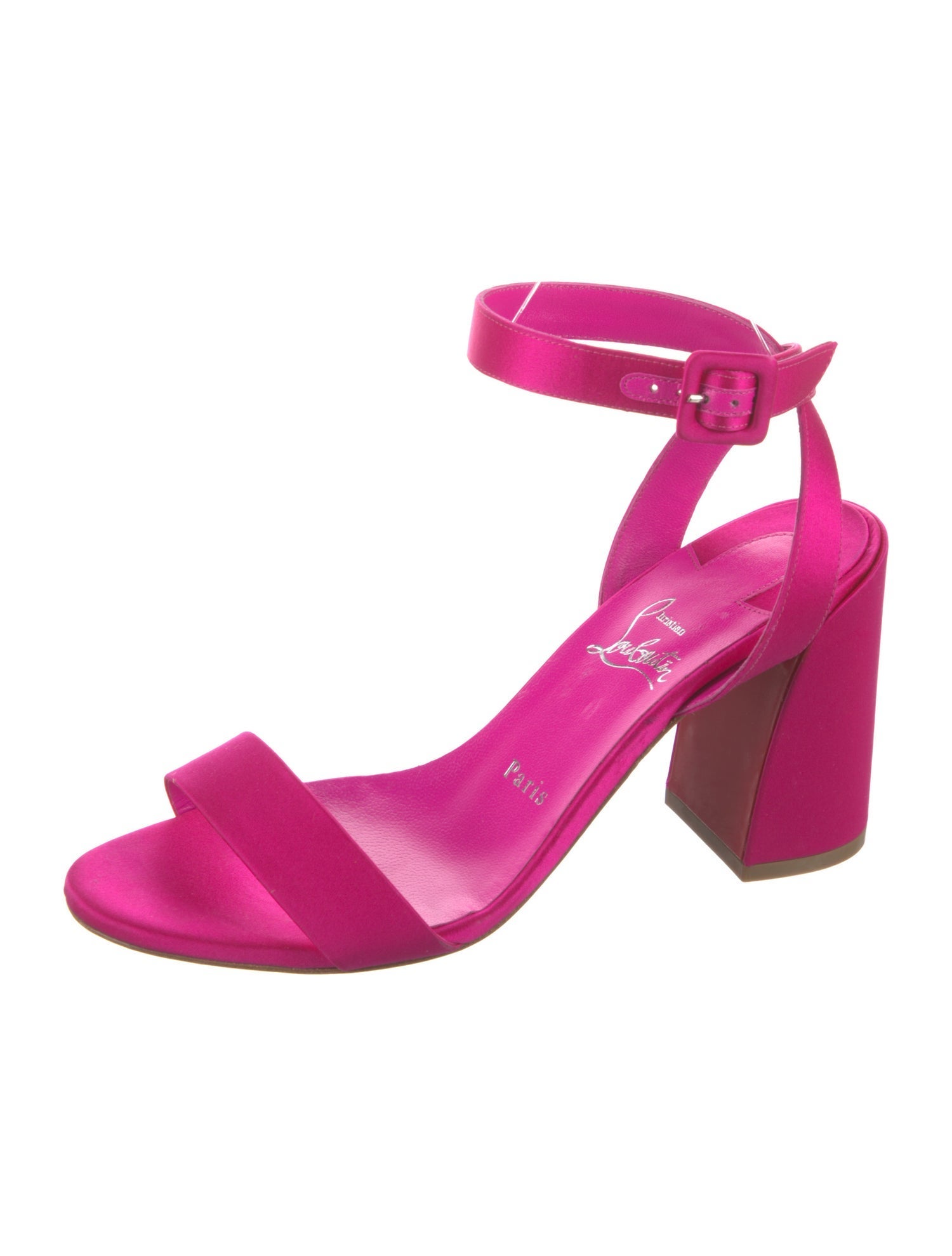 Christian Louboutin Satin Sandals