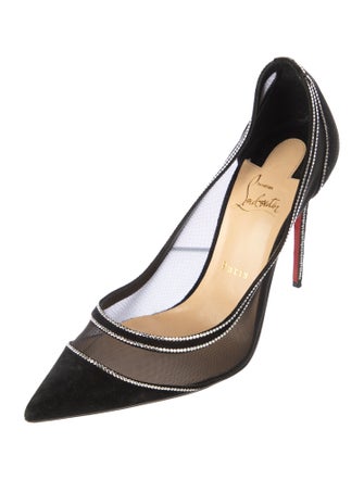 Christian Louboutin Mesh Mesh Accents Pumps
