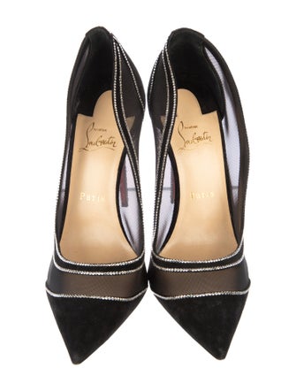 Christian Louboutin Mesh Mesh Accents Pumps