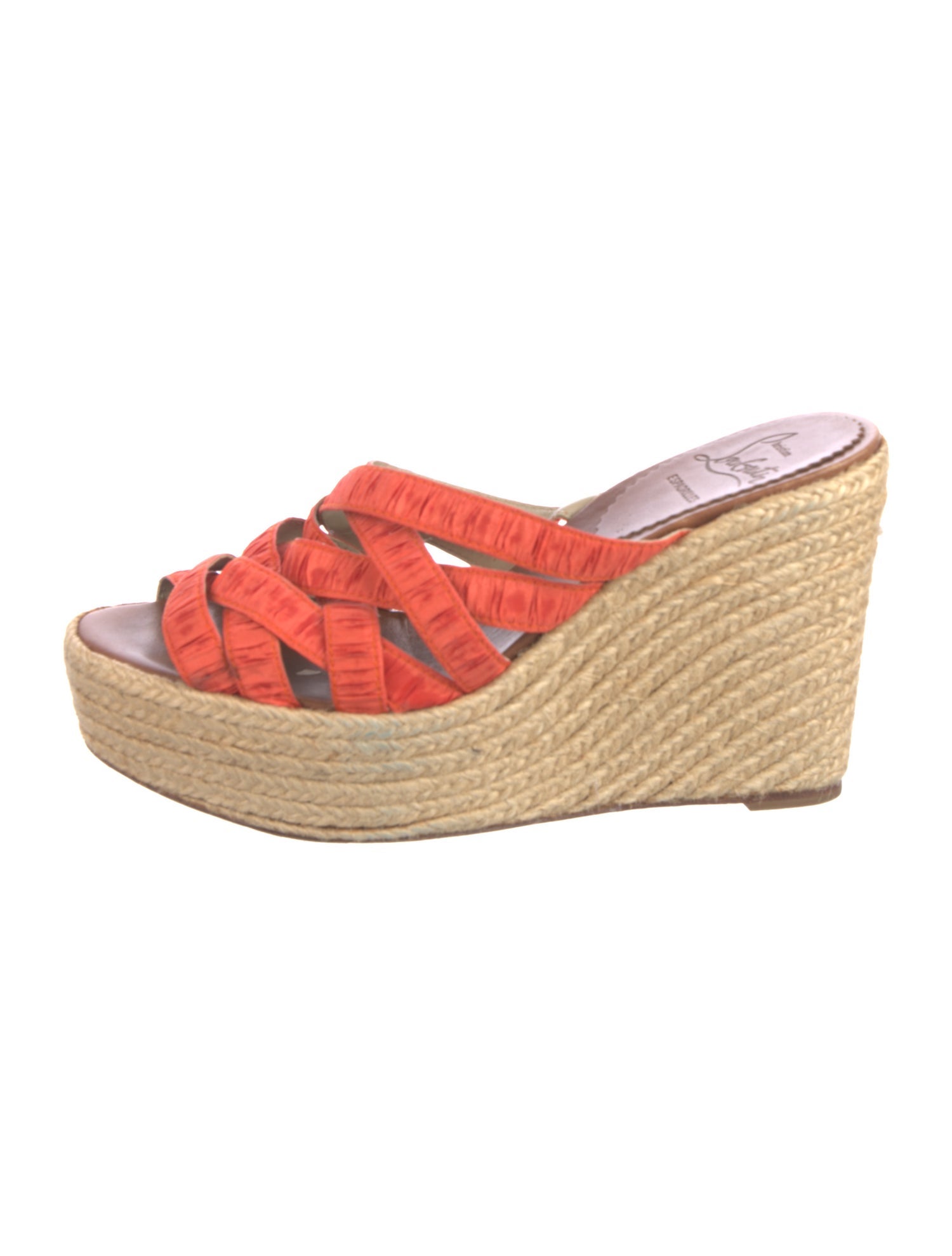 Christian Louboutin Pleated Accents Espadrilles