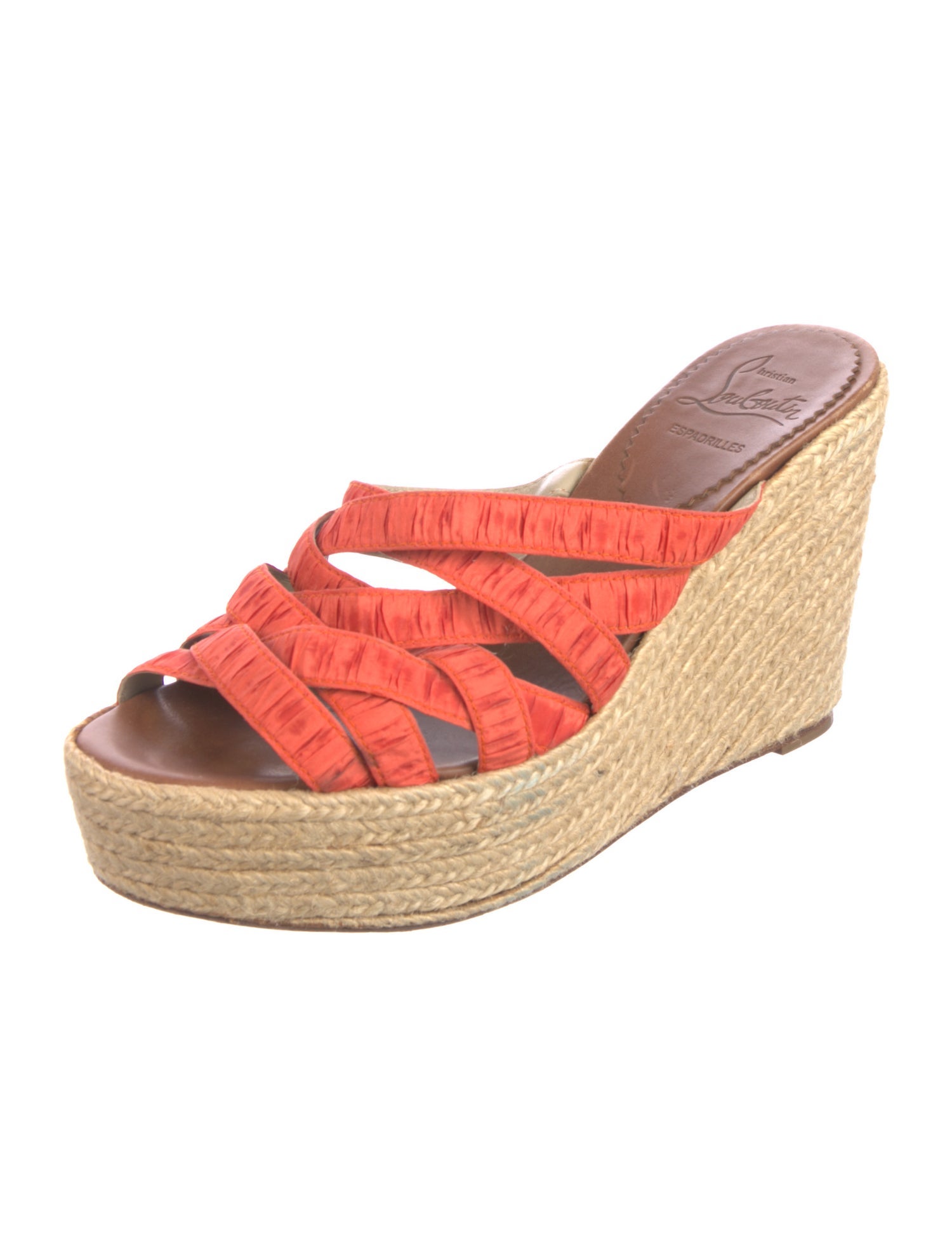 Christian Louboutin Pleated Accents Espadrilles