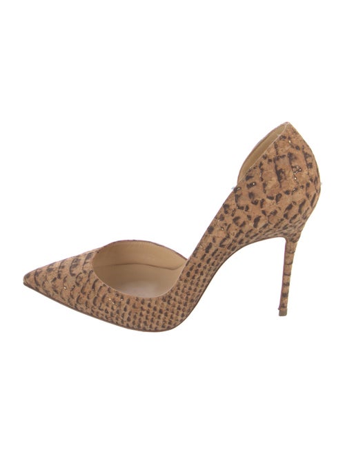 Christian Louboutin Animal Print D'Orsay Pumps