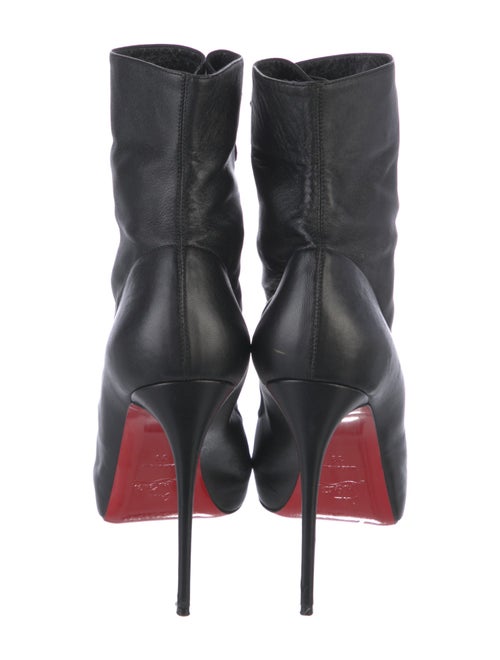 Christian Louboutin Leather Lace-Up Boots