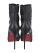 Christian Louboutin Leather Lace-Up Boots