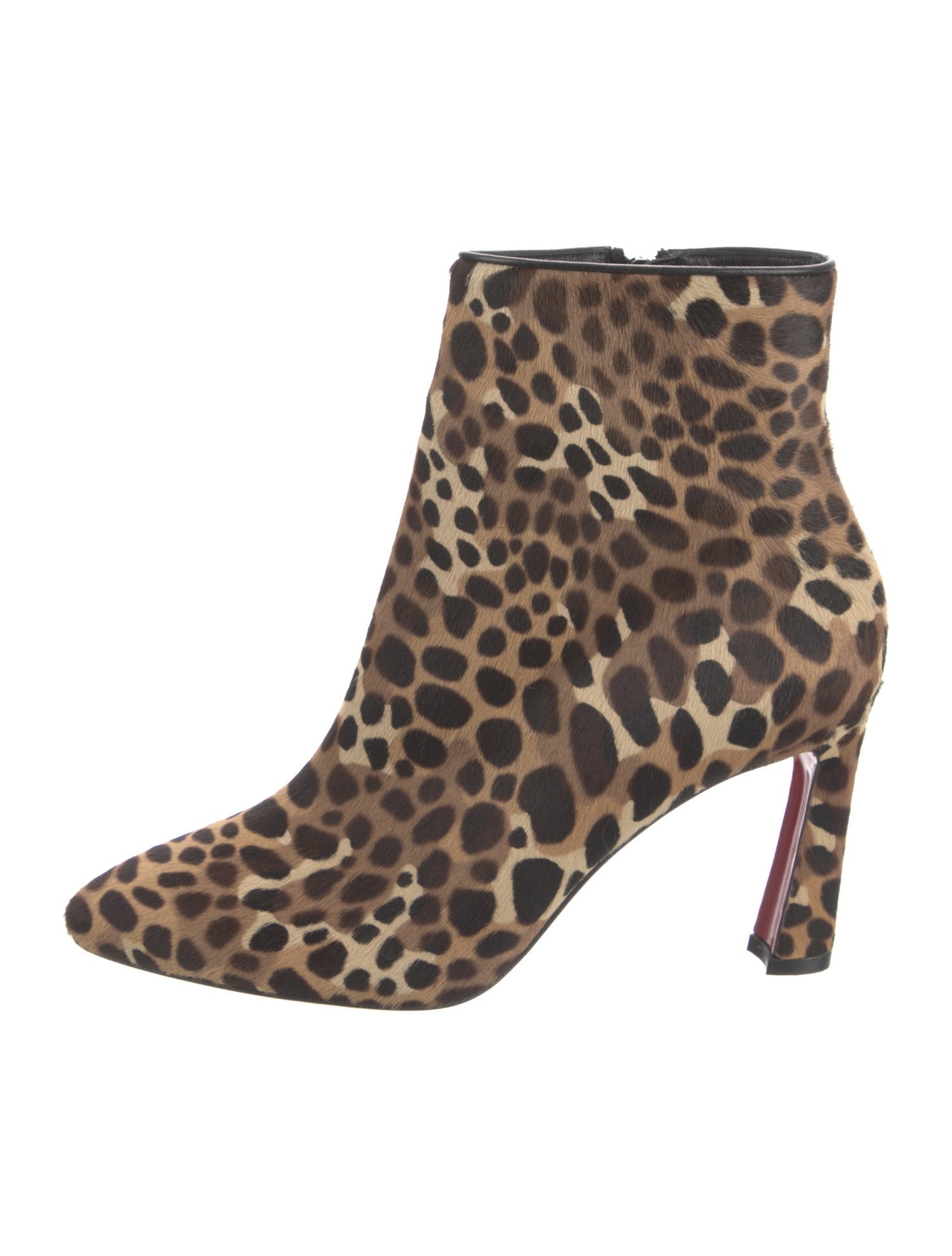 Christian Louboutin Ponyhair Animal Print Boots