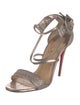 Christian Louboutin Glitter Glitter Accents Sandals