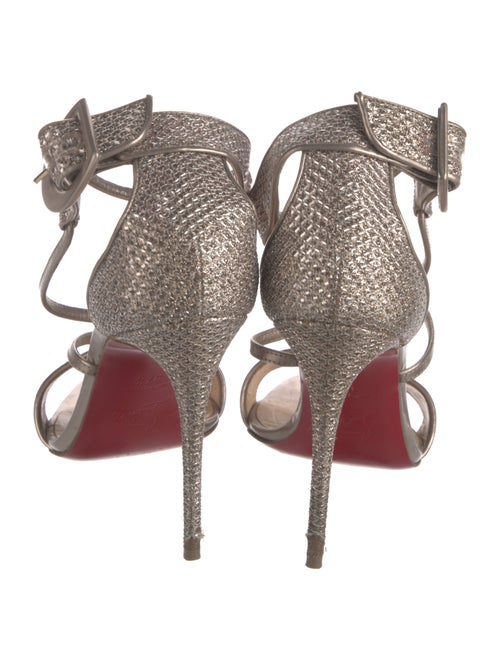 Christian Louboutin Glitter Glitter Accents Sandals