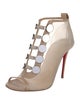 Christian Louboutin Mesh T-Strap Pumps