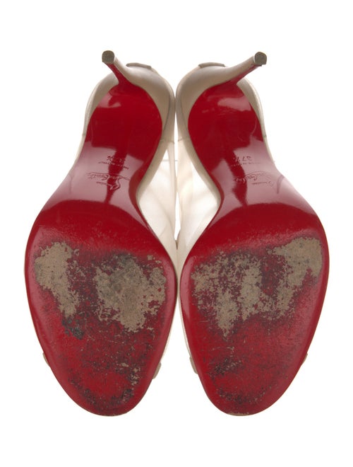 Christian Louboutin Mesh T-Strap Pumps