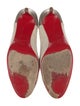 Christian Louboutin Suede Colorblock Pattern Pumps