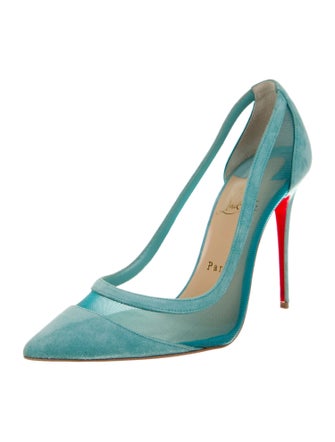 Christian Louboutin Mesh Mesh Accents Pumps