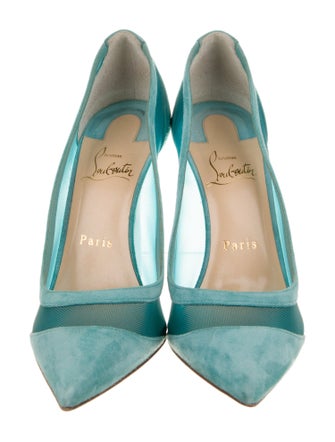 Christian Louboutin Mesh Mesh Accents Pumps