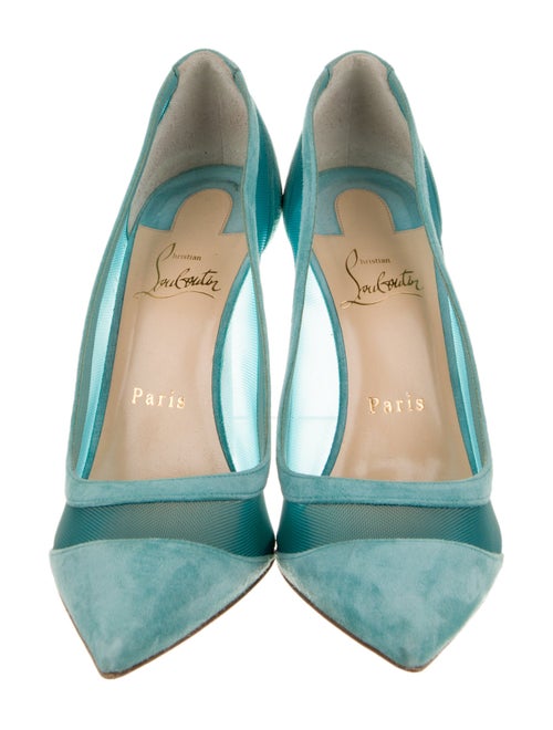 Christian Louboutin Mesh Mesh Accents Pumps
