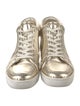 Christian Louboutin Spike Accents Leather Sneakers