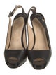 Christian Louboutin Leather Slingback Pumps