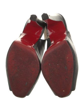 Christian Louboutin Leather Slingback Pumps