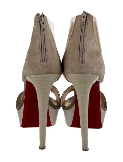 Christian Louboutin Suede Gladiator Sandals
