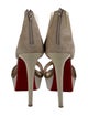 Christian Louboutin Suede Gladiator Sandals