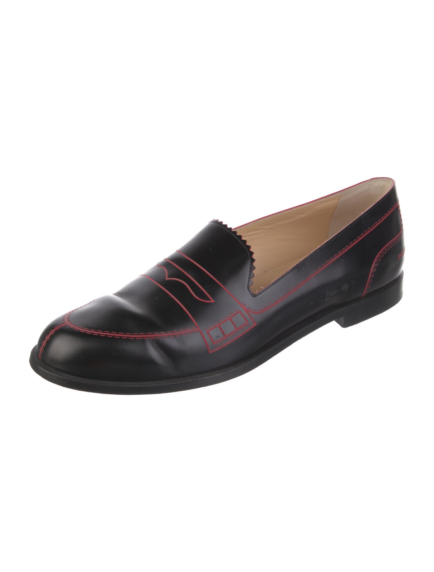 Christian Louboutin Leather Loafers