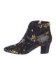 Christian Louboutin Sequins Printed Western Boots