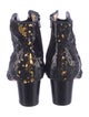 Christian Louboutin Sequins Printed Western Boots