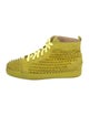 Christian Louboutin Spike Accents Suede Sneakers