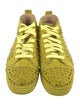 Christian Louboutin Spike Accents Suede Sneakers