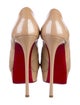 Christian Louboutin Patent Leather Scalloped Accent Pumps