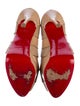 Christian Louboutin Patent Leather Scalloped Accent Pumps