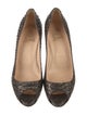 Christian Louboutin Python Animal Print Pumps