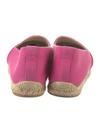 Christian Louboutin Canvas Embroidered Accent Espadrilles