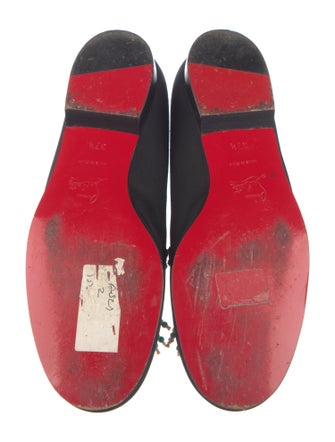 Christian Louboutin Velvet Printed Loafers