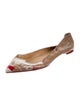 Christian Louboutin PVC Ballet Flats