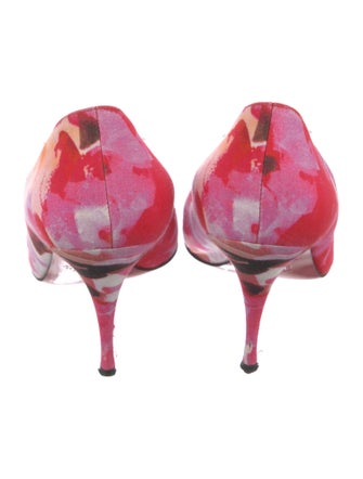 Christian Louboutin Floral Print Pumps