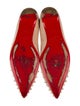Christian Louboutin Spike Accents Suede Ballet Flats