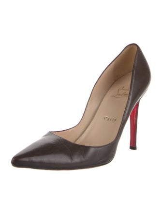 Christian Louboutin Leather D'Orsay Pumps