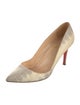 Christian Louboutin Snakeskin Animal Print Pumps